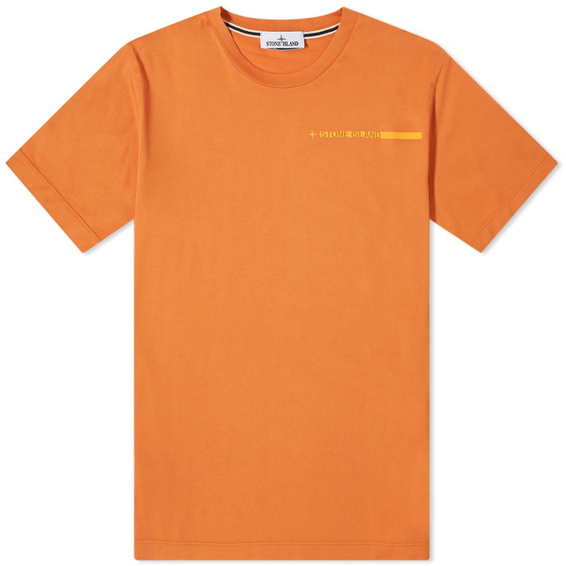 Póló Stone Island Micro Graphics Three T-Shirt "Sienna" 
Narancssárga | 78152NS83-V0073