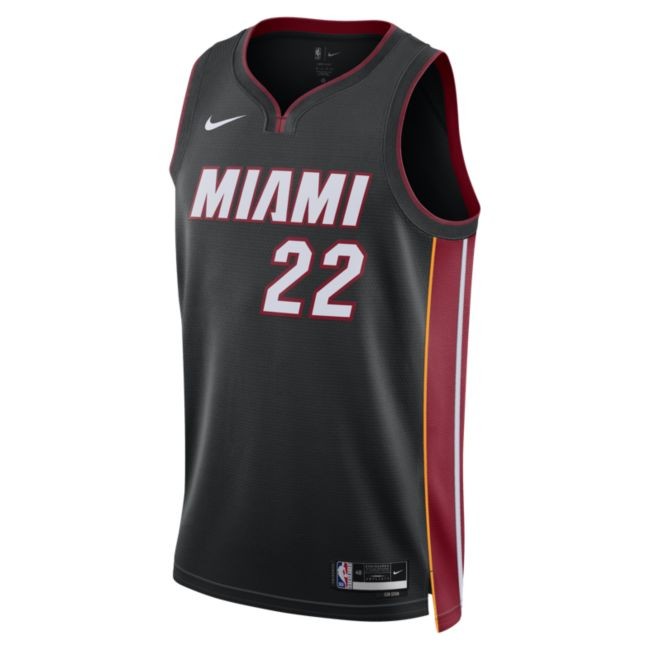 Sportmezek Nike Miami Heat Icon Edition Dri-FIT 2022/23 Jersey Fekete | DN2011-010, 0