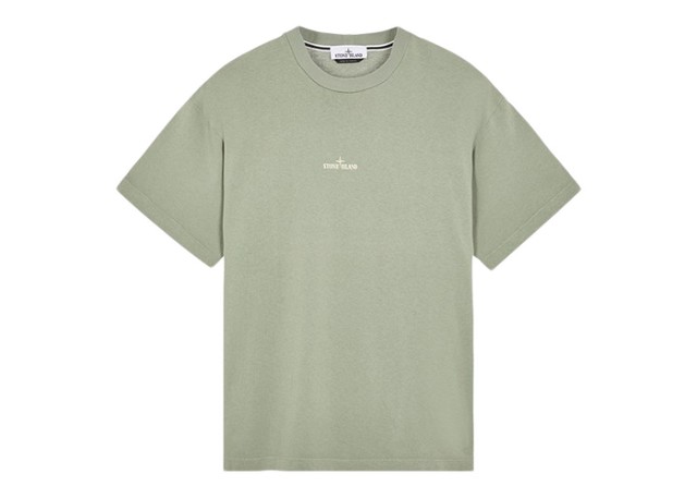 Póló Stone Island Short Sleeve Camo One T-Shirt Pistachio Szürke | 80152RCE6 - V0051