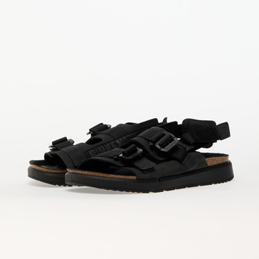 Sneakerek és cipők Birkenstock Shinjuku Natural Leather/Textile Black Fekete | 1024599, 5