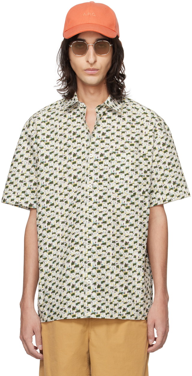 Ing A.P.C. Ross Shirt Zöld | COGWL-H12541