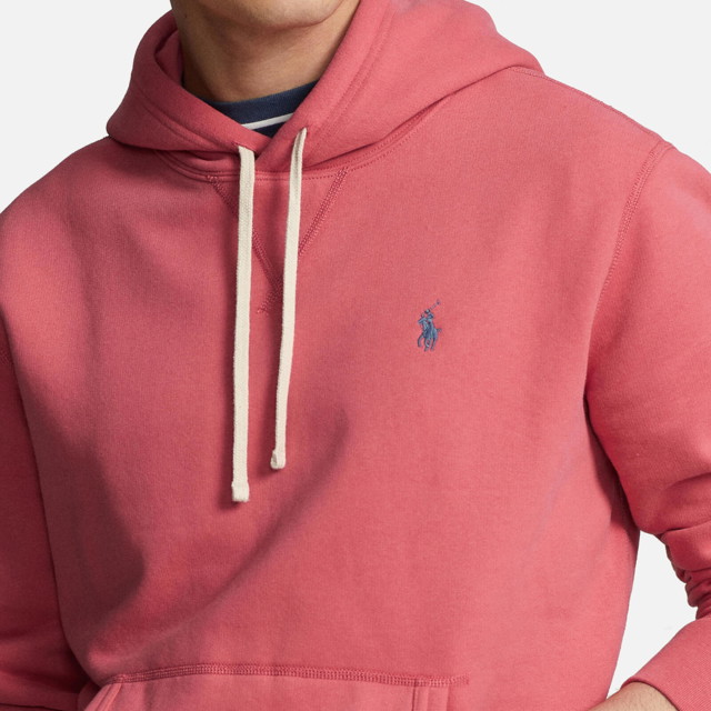 Sweatshirt Polo by Ralph Lauren Polo Ralph Lauren RL Cotton-Blend Fleece Hoodie Rózsaszín | 710766778080