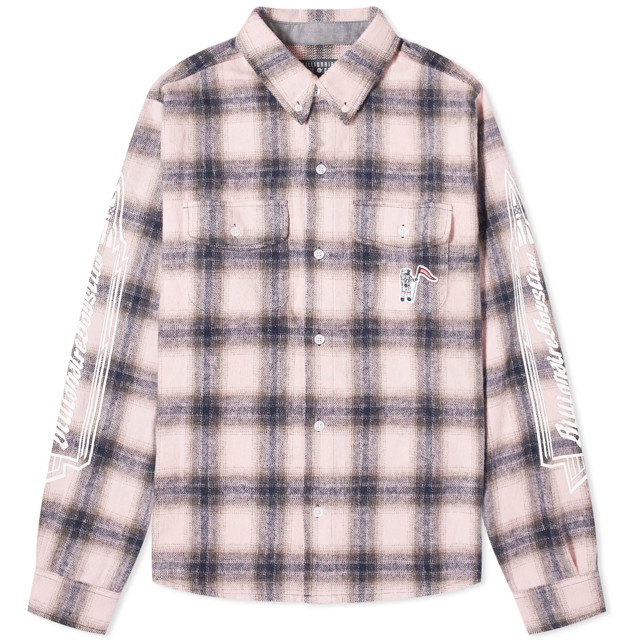 Ing BILLIONAIRE BOYS CLUB Check Shirt Rózsaszín | B24121-PNK