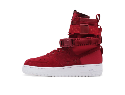 Sneakerek és cipők Nike SF Air Force 1 High ''Red Crush'' W Burgundia | 857872-601