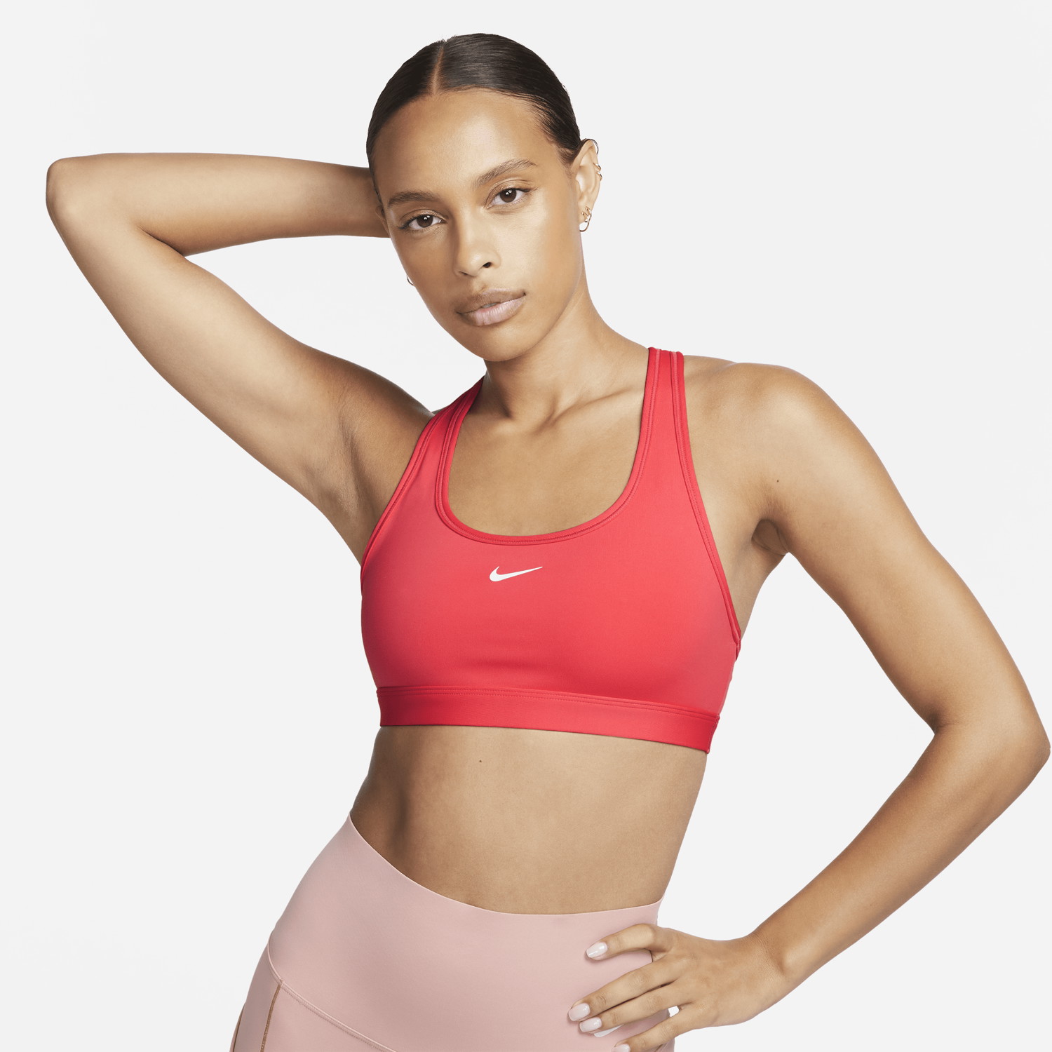 Melltartó Nike Swoosh Rózsaszín | DX6817-850, 1