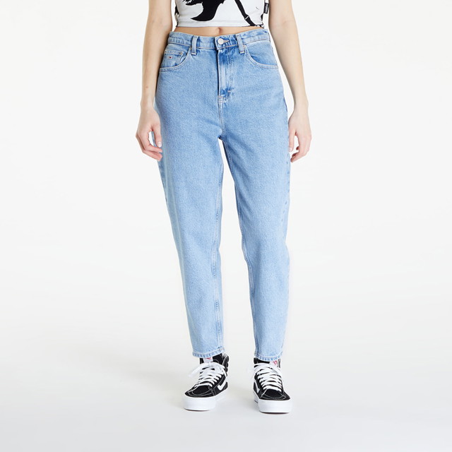 Nadrág és farmer Tommy Hilfiger Tommy Jeans Ultra High Rise Tapered Mom Jean Türkizkék | DW0DW17564 1AB