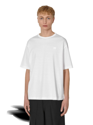 Póló Acne Studios Face Logo T-Shirt Fehér | CL0206- 183