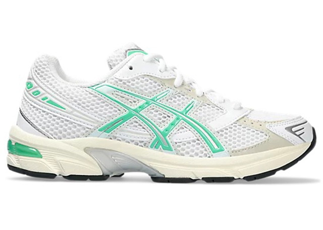 Sneakerek és cipők Asics Gel-1130 White Malachite Green Off White Midsole (Women's) Szürke | 1202A164-114