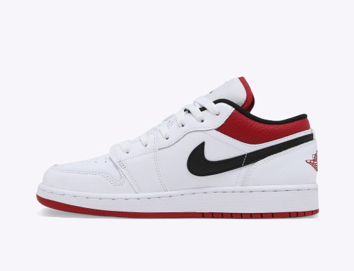 Sneakerek és cipők Jordan Air Jordan 1 Low "White Gym Red" GS Fehér | 553560-118