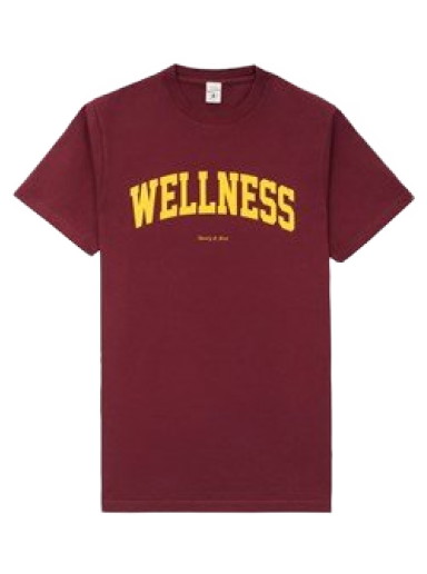 Póló Sporty & Rich Wellness Ivy T Shirt Burgundia | TS642ME