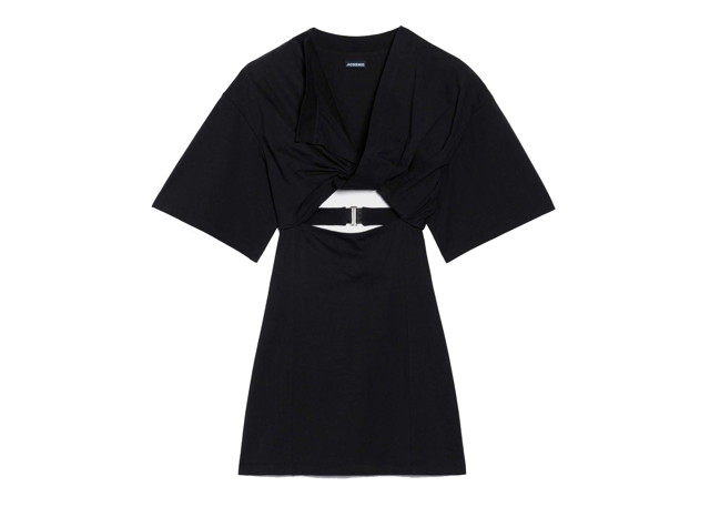 Póló Jacquemus La Robe T-Shirt Fekete | 233DR088-2003-990