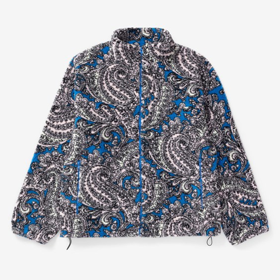 Dzsekik SNS Paisley Fleece Jacket Szürke | SNS-3406-1100