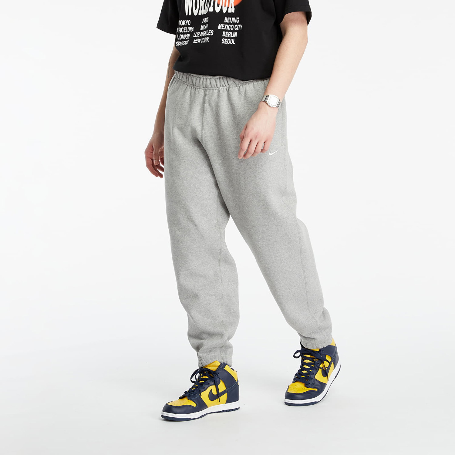 Sweatpants Nike Fleece Pants Szürke | CW5460-063, 0