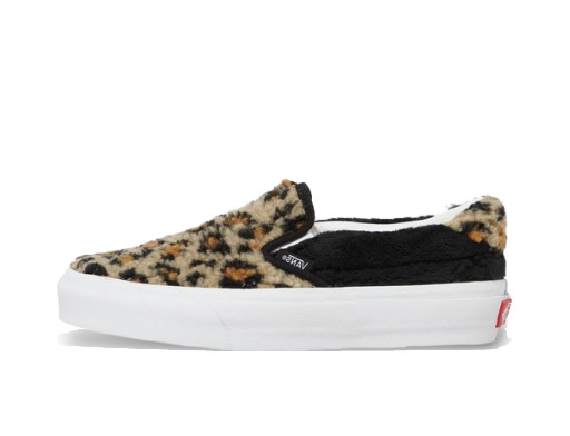 Sneakerek és cipők Vans Slip-On Sherpa Leopard W Fekete | VN0A38GU6BX