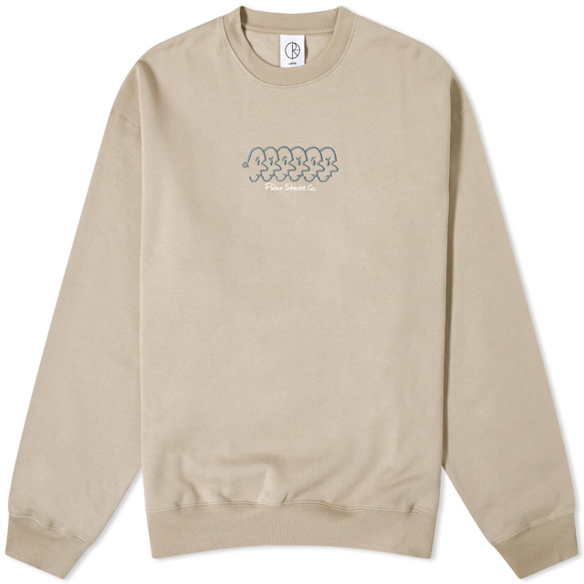 Pulóver Polar Skate Co. Faces Crewneck Bézs | PSC-W23-21