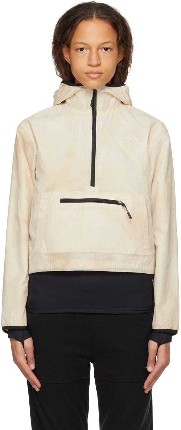 Beige Half-Zip Jacket