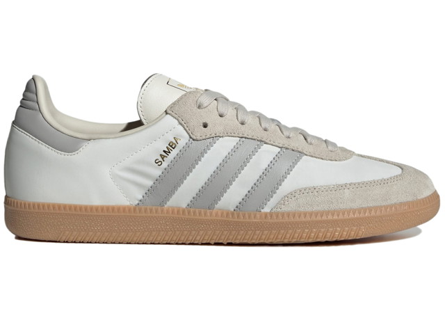 Sneakerek és cipők adidas Originals Samba OG Off White Alluminum Szürke | ID1448