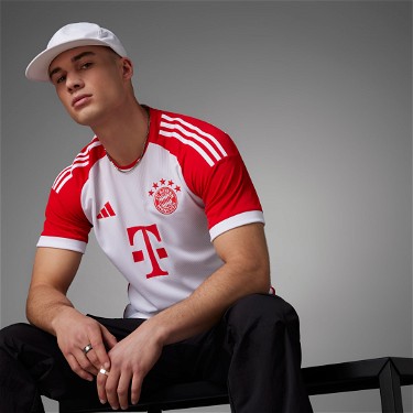 Sportmezek adidas Originals FC Bayern 23/24 Home Jersey Fehér | IJ7442, 4