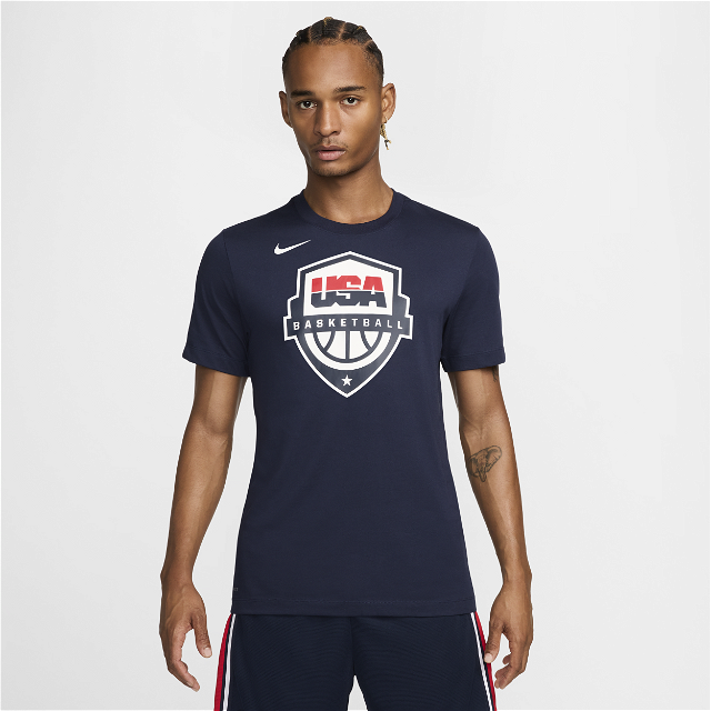 Póló Nike USAB Dri-FIT Basketball Tee Sötétkék | FQ3634-451