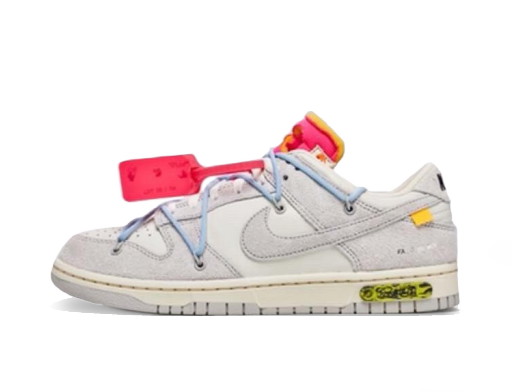 Sneakerek és cipők Nike Dunk Low Off-White Lot 38 Szürke | DJ0950-113
