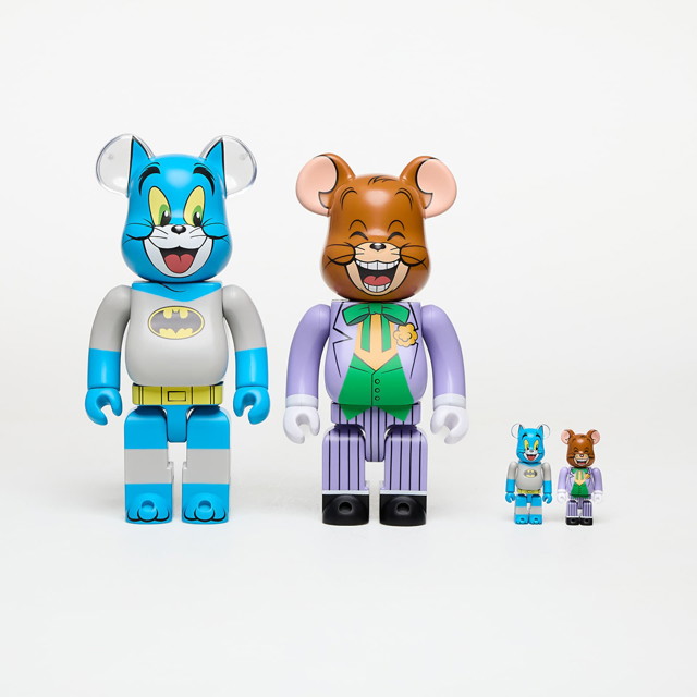 Gyűjthető Medicom Toy BE@RBRICK Tom As Batman & Jerry As Joker 100% & 400% Set Többszínű | 4530956612751