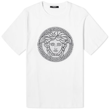 Versace Embroidered Medusa T-Shirt 1013302-1A10721-1W000