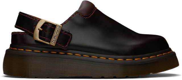 Sneakerek és cipők Dr. Martens Brown Laketen Atlas Leather Mules Fekete | 31525211