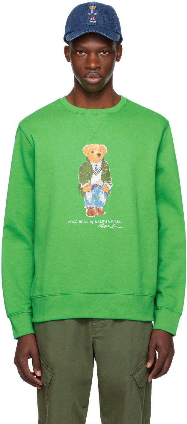 Sweatshirt Polo by Ralph Lauren Green Polo Bear Sweatshirt Zöld | 710853308030