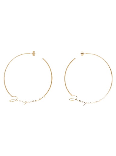 Fülbevaló Jacquemus Le Papier 'Les Creoles ' Earrings Bézs | 22H223JW328-5845