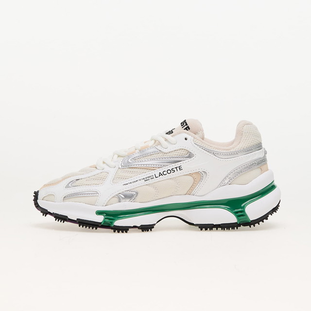 Sneakerek és cipők Lacoste L003 White/ Green W Fehér | 747SFA0012082
