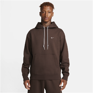 Sweatshirt Nike Solo Swoosh Fleece Pullover Hoodie Barna | DX1355-237, 0