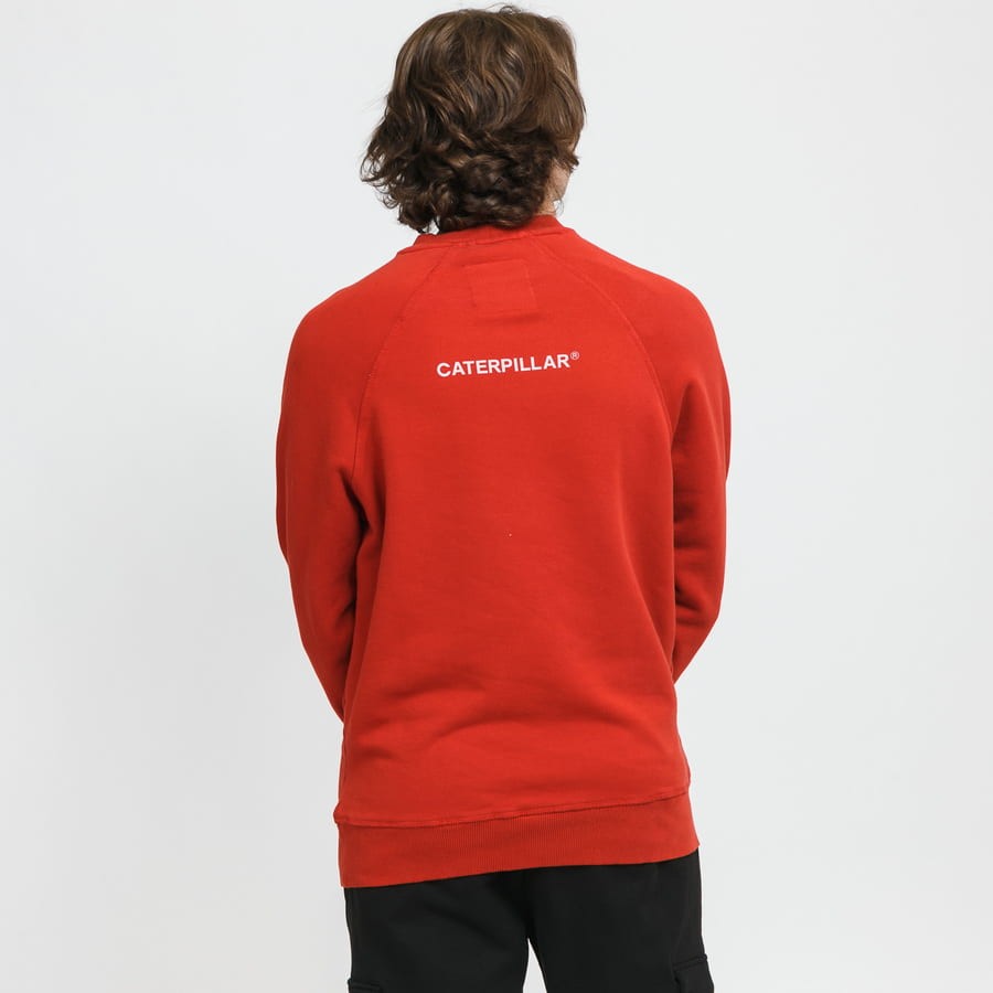 Sweatshirt Caterpillar Heritage Roundneck 
Piros | 2910511 red, 1