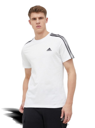 Póló adidas Originals Essentials Single Jersey 3-Stripes Fehér | IC9336