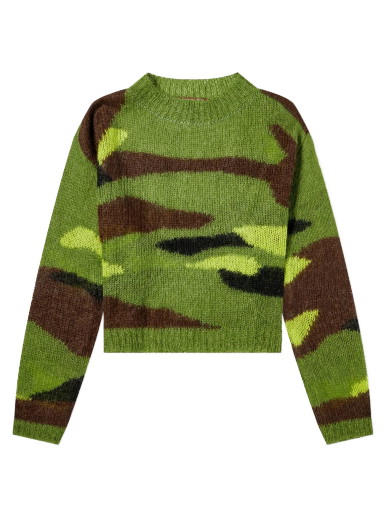 Pulóver Andersson Bell Mila Camo Pullover Jumper Zöld | ATB836W