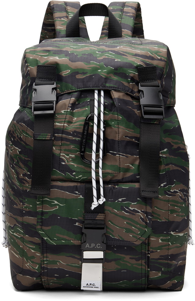 Hátizsákok A.P.C. Trek Backpack Zöld | COGXE-H62220