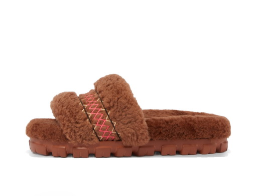 Cozetta Braid Embroidered Wool Slippers