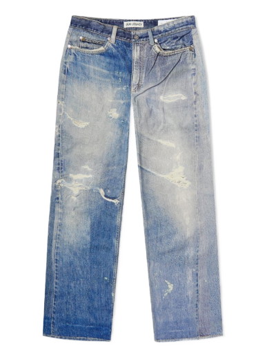 Farmer OUR LEGACY Wide Leg Distressed Jeans Kék | W4205TDD