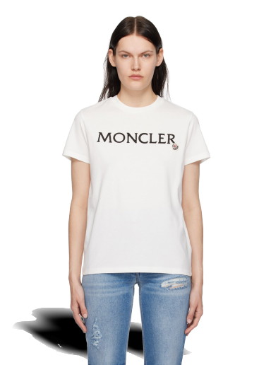 Póló Moncler Embroidered T-Shirt Fehér | I10938C00009829HP