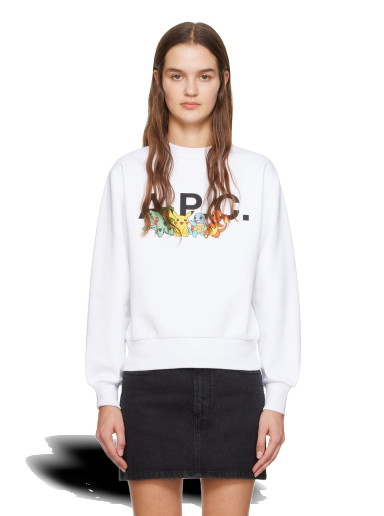 Sweatshirt A.P.C. Pokémon x 'The Crew' Sweatshirt Fehér | COGVF-F27857