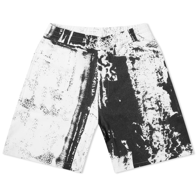 Rövidnadrág Alexander McQueen Fold Print Sweat Shorts Fehér | 781888-QXAAW-9080