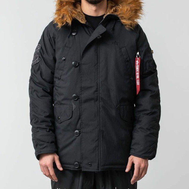 Dzsekik Alpha Industries Explorer Jacket Black Fekete | 193128 black