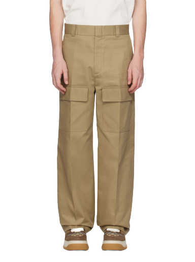 Oldalzsebes nadrágok Gucci Cargo Pocket Trousers Bézs | 762309 ZAPRO