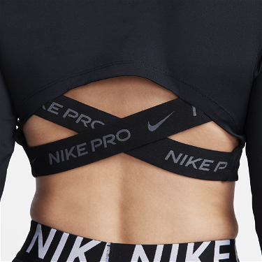 Crop topok Nike Triko Pro Dri-FIT Fekete | fb5233-010, 3