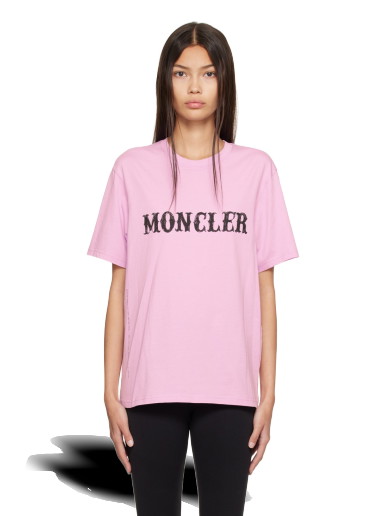 Póló Moncler x Genius 7 x FRGMT Hiroshi Fujiwara Printed T-Shirt Rózsaszín | H209U8C00001M2350