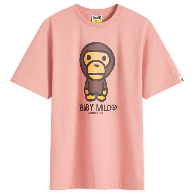 Póló BAPE A Bathing Ape Baby Milo T-Shirt Rózsaszín | 002TEK301001M-PNK