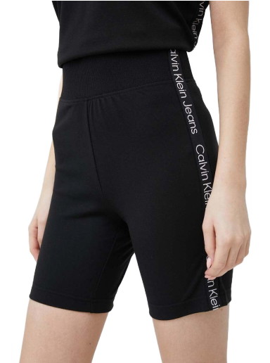 Rövidnadrág CALVIN KLEIN High Waisted Shorts Fekete | J20J220683.PPYX