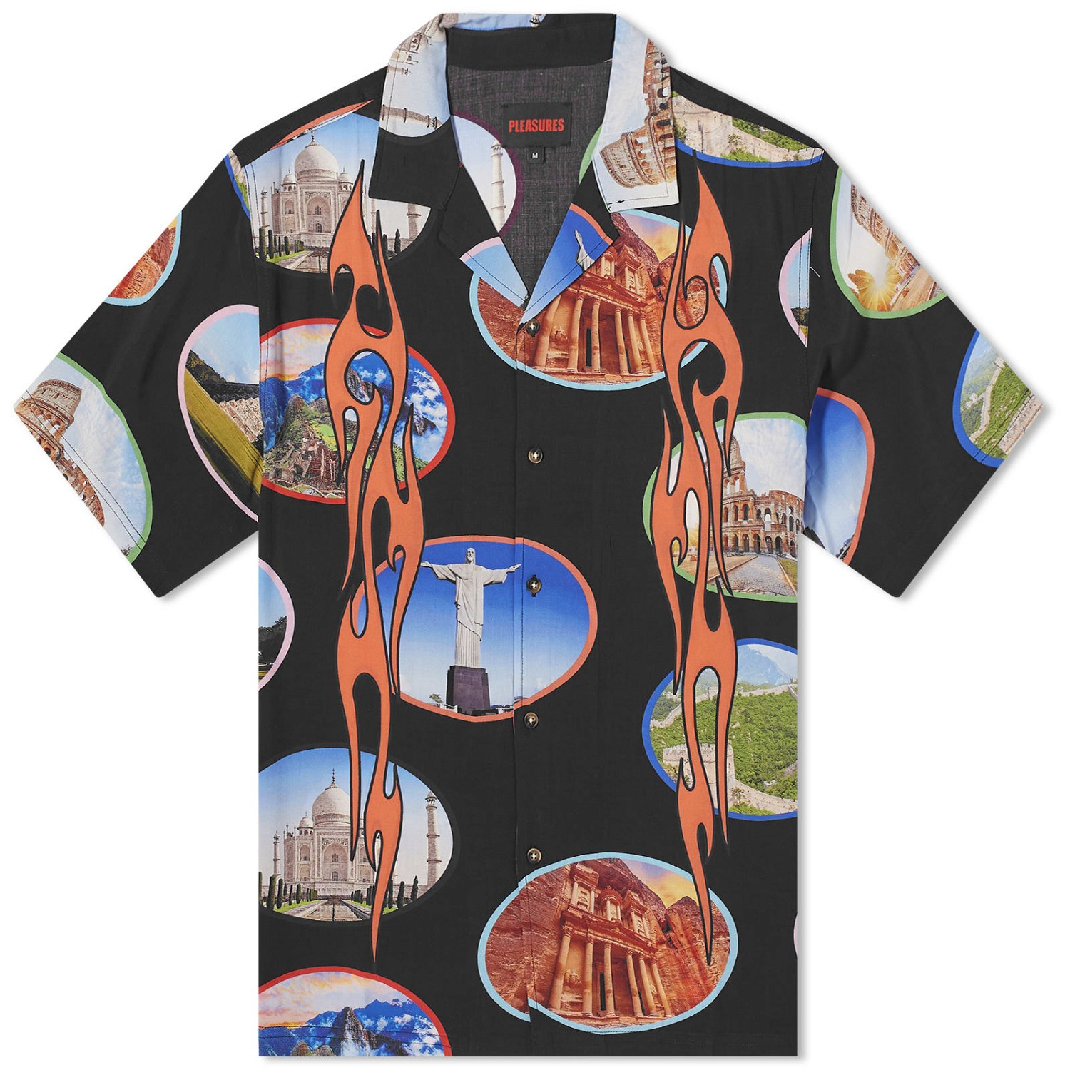 Ing Pleasures 7 Wonder Camp Shirt Többszínű | P24SP001-BLACK, 0