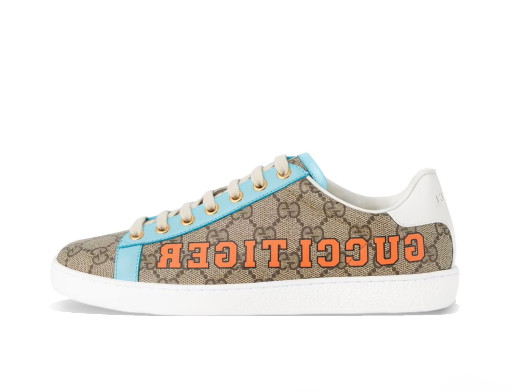 Sneakerek és cipők Gucci Ace 'Tiger' (W) Bézs | 687623 UTD10 9775