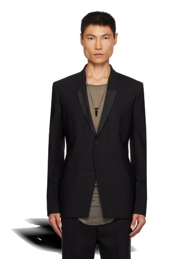 Kabátok Rick Owens Soft Blazer Fekete | RU02C7724 ZLSC