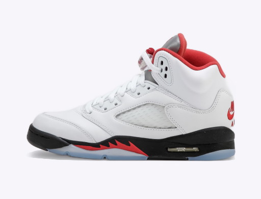 Sneakerek és cipők Jordan Air Jordan 5 Retro "Fire Red" GS Fehér | 440888-102